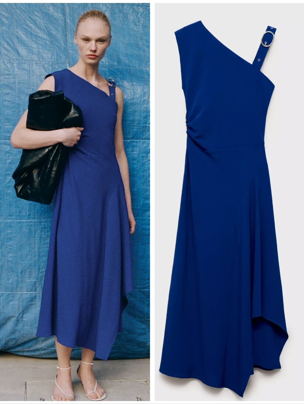 MANGO Asymmetrical Dress